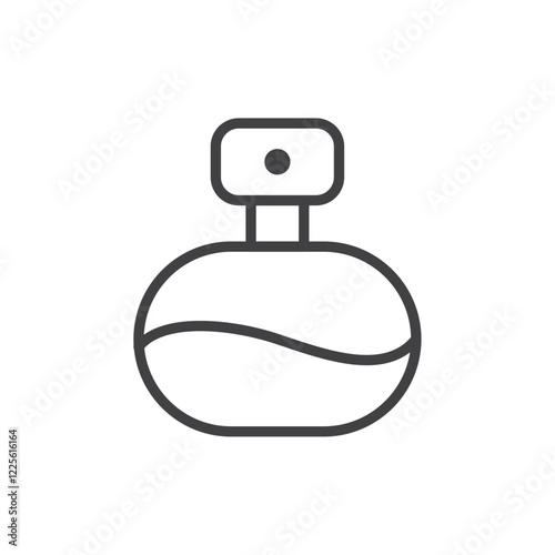 Perfume icon Vector logo set flat