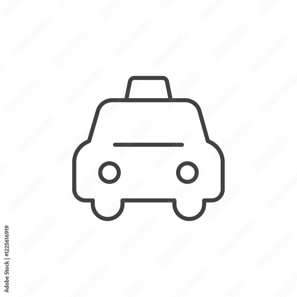Taxi icon Vector logo set flat Taxi icon Vector logo set flat