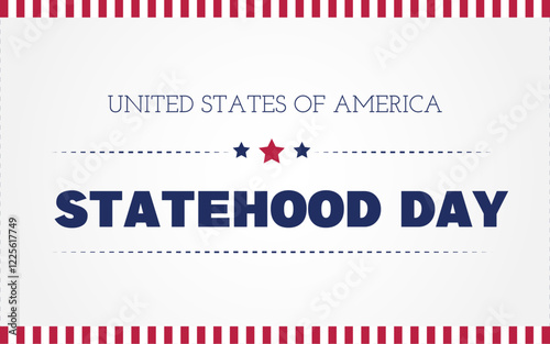 Statehood Day Usa Vector Illustration, Statehood Day PNG image