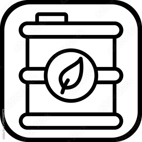 Eco Fuel vector icon style