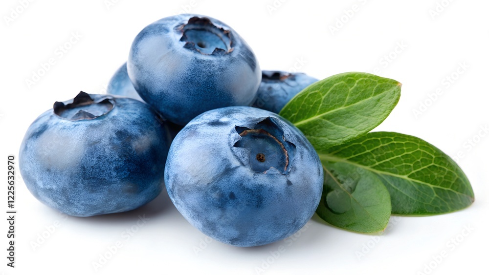 Fototapeta premium Blueberry with blue hue