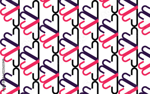 Geometric pattern vector image