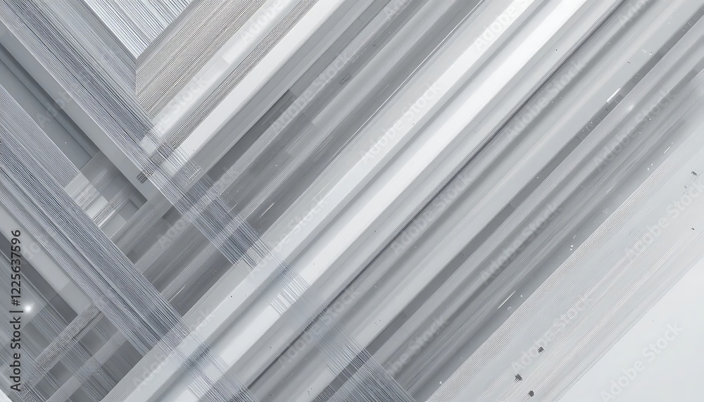 Obraz premium Abstract White Architectural Lines And Textures