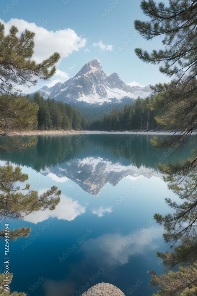 Fototapeta premium Mountain Background