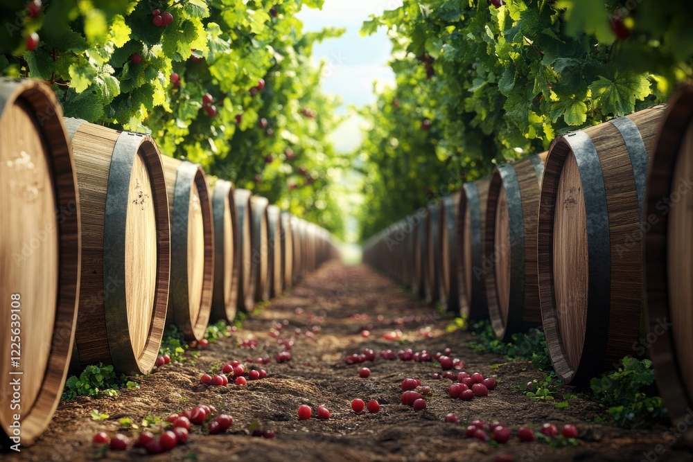 Natural wine fermentation process vineyard organic low angle biodynamic Natural wine fermentation process vineyard organic low angle biodynamic