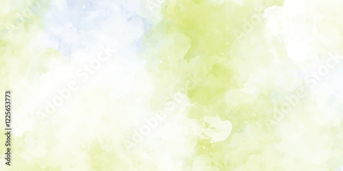 Bild auf Leinwand Abstract pastel color watercolor for background