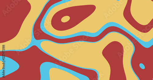 Colorful psychedelic flow abstract background