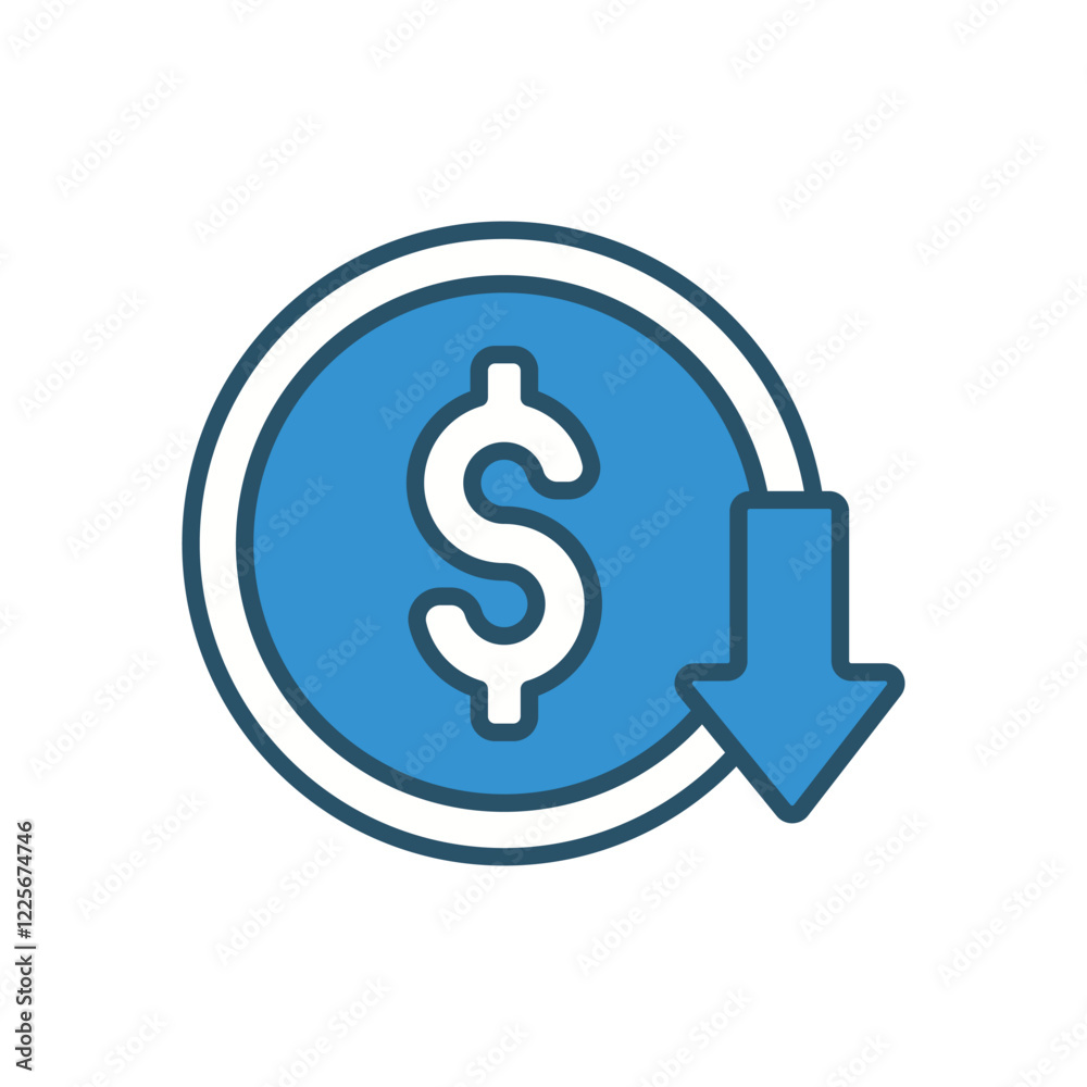 Low Price vector icon stock illustration Low Price vector icon stock illustration
