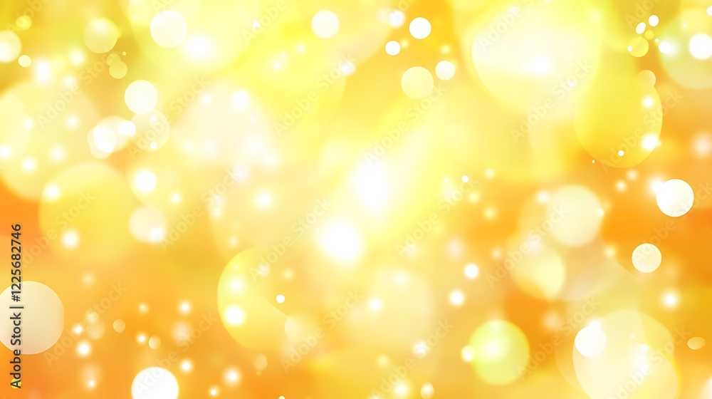 Abstract Golden Yellow Bokeh Background Image Abstract Golden Yellow Bokeh Background Image