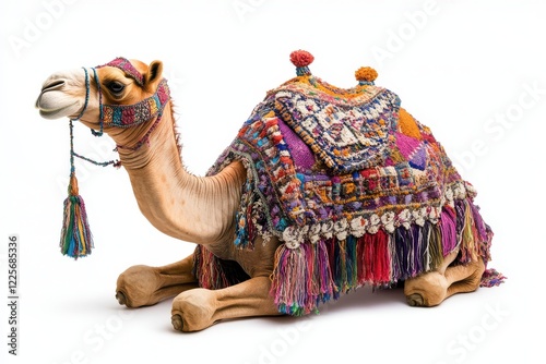 Camel isolated on white background