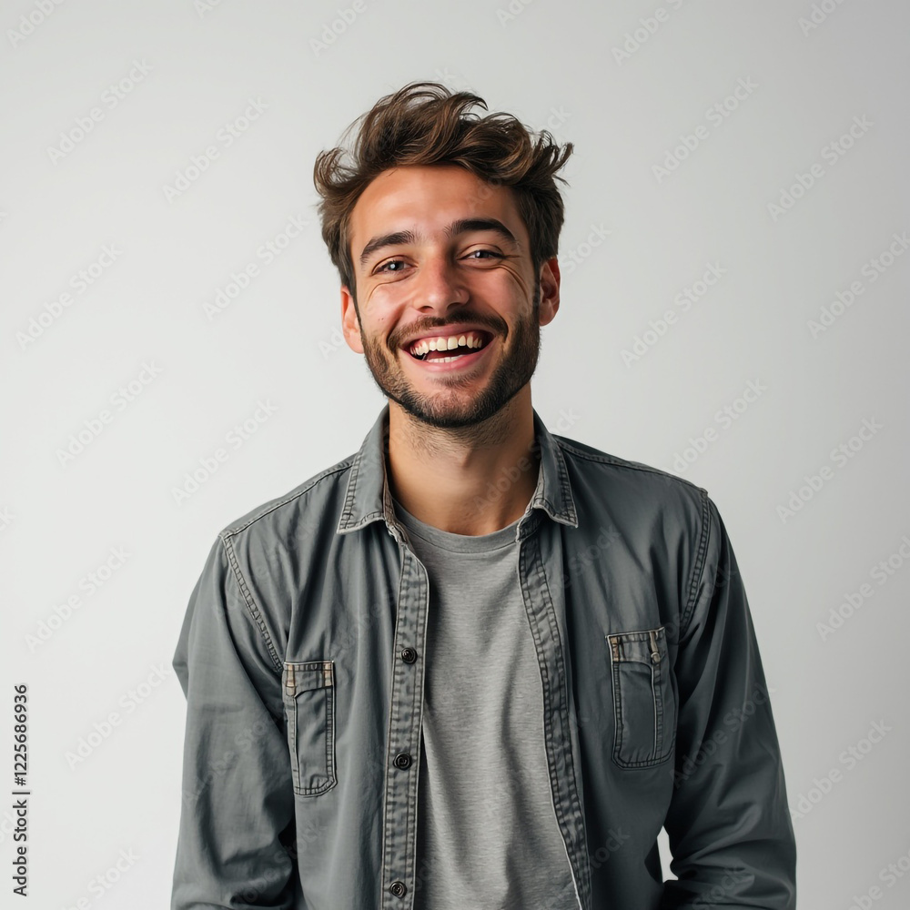 portrait of a happy man portrait of a happy man