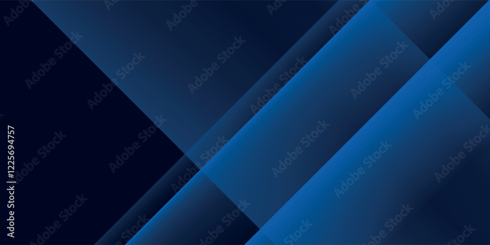 Fototapeta premium Dark blue modern business abstract background. Vector illustration design for presentation, banner, cover, web, flyer, card, poster, wallpaper, texture, slide, magazine, and powerpoint