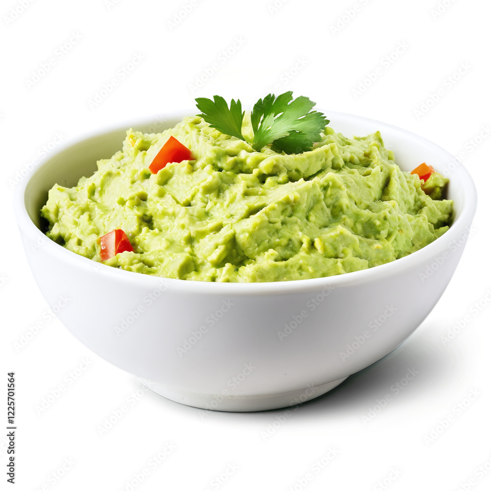 bowl of guacamole isolated on transparent background bowl of guacamole isolated on transparent background