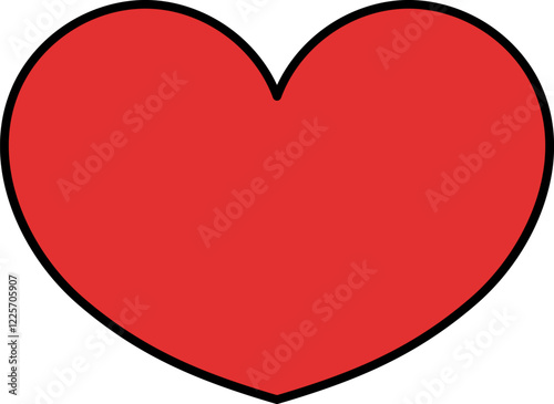 Free Download Heart icon. Single hand drawn heart, love, romance, wedding. Shape heart lineart. Sketch heart. Symbol love. Heart fashion Simple Vector icon on white background. - GFXLoad