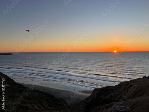 Sunset at San Diego gliderport photo