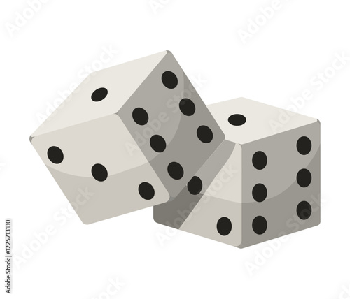 Rolling Dice for Gambling Game