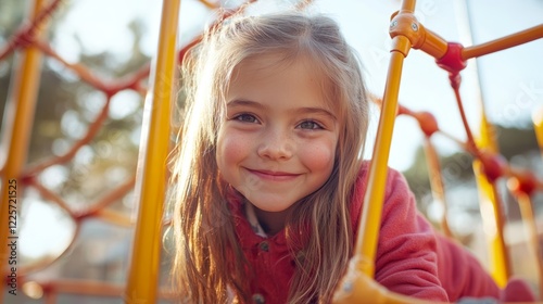 Children playground in the park