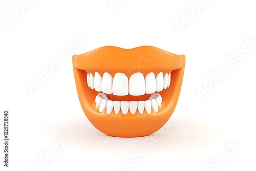 3D vector dentures for elderly care photo