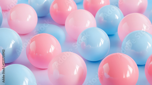 Wallpaper Mural Abstract blue and pink three-dimensional background of many spheres separated from each other and resembling drops 3D illustration 3D rendering


 Torontodigital.ca