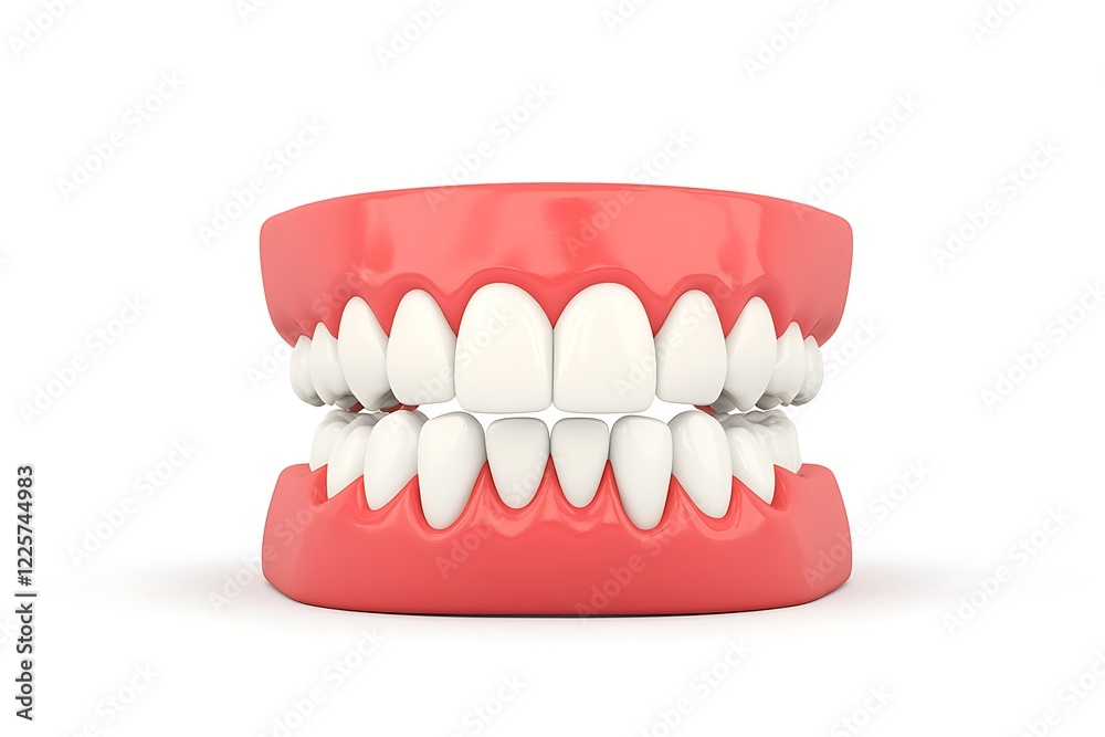 Obraz premium 3D dentures for elderly care