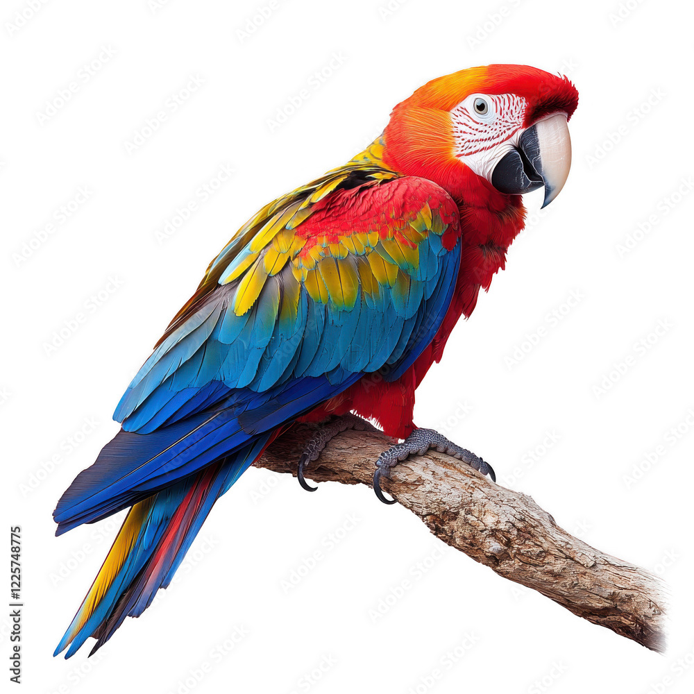 parrot isolated on white Background parrot isolated on white Background
