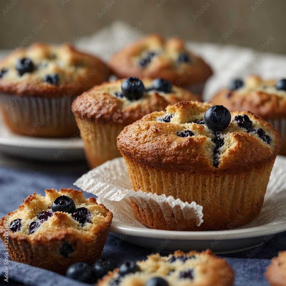 Freshly baked blueberry muffins in a tray, showcasing a delicious treat. Homemade Blueberry Muffins and Cupcakes Blueberry Muffins Made at Home Displayed on a Wooden Table Freshly baked blueberry muffins in a tray, showcasing a delicious treat. Homemade Blueberry Muffins and Cupcakes Blueberry Muffins Made at Home Displayed on a Wooden Table