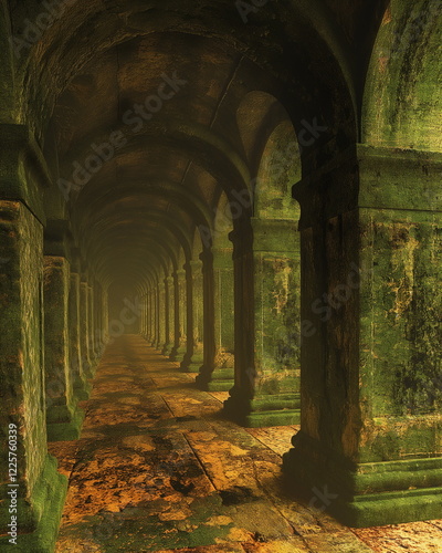 The huge monumental sarcophagi of the Serapeum of _006 photo