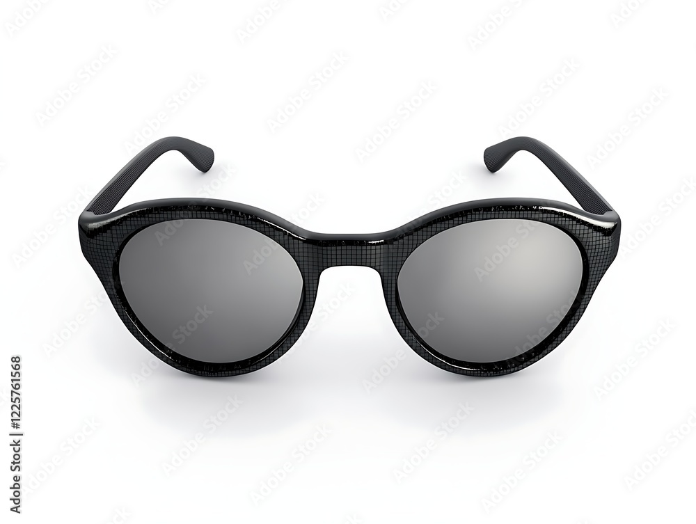 Retro pixel glasses icon with black design Retro pixel glasses icon with black design
