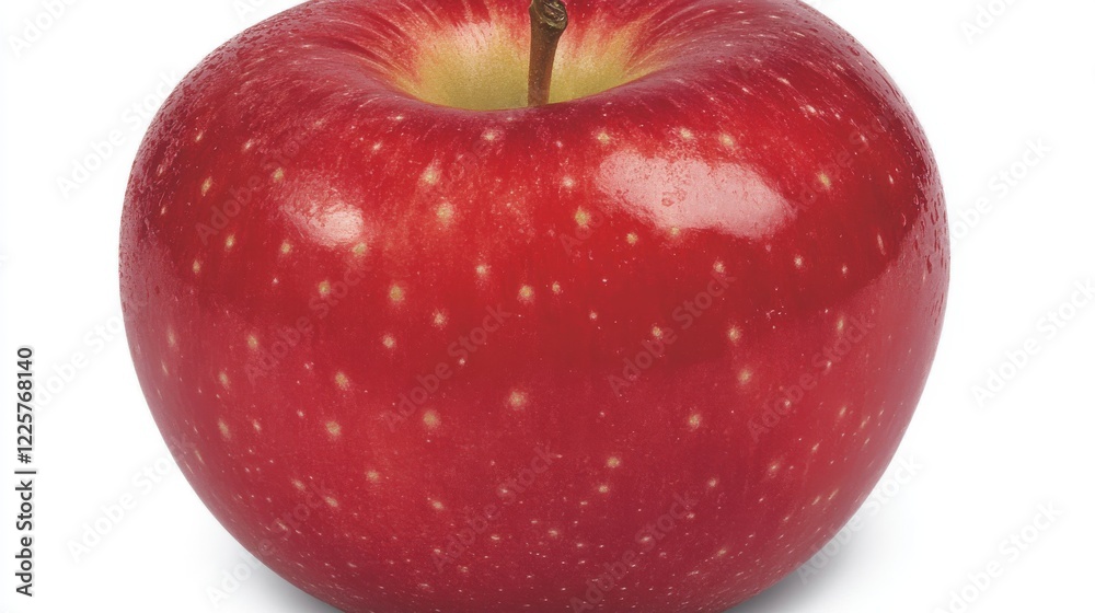 Red apple (Gala Apple) isolated on white background, clipping path, Collection, set Red apple (Gala Apple) isolated on white background, clipping path, Collection, set