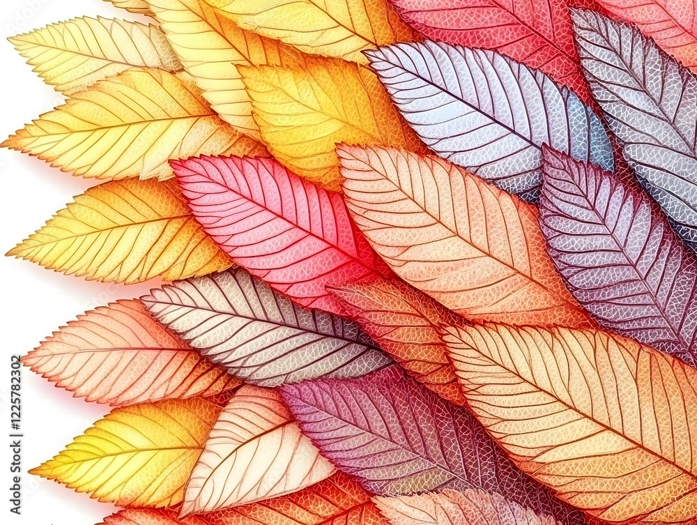 Vibrant Autumn Leaves Background Colorful Fall Foliage Vibrant Autumn Leaves Background Colorful Fall Foliage