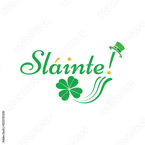Slainte patrik's day, t-shirt design