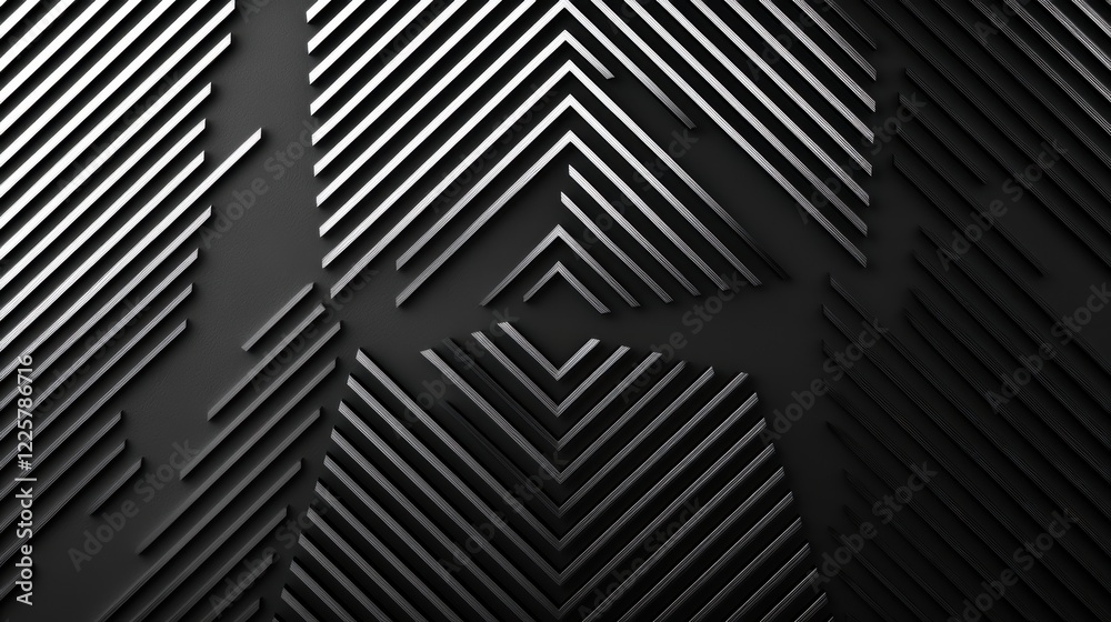 Geometric patterns on dark background Geometric patterns on dark background