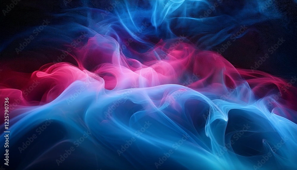 Obraz premium 오로라보다 화려한 색상의 플라즈마 구름이 우주를 채운 장면