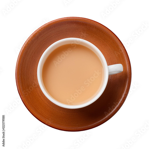 Obraz na płótnie cup of tea on white background w salonie