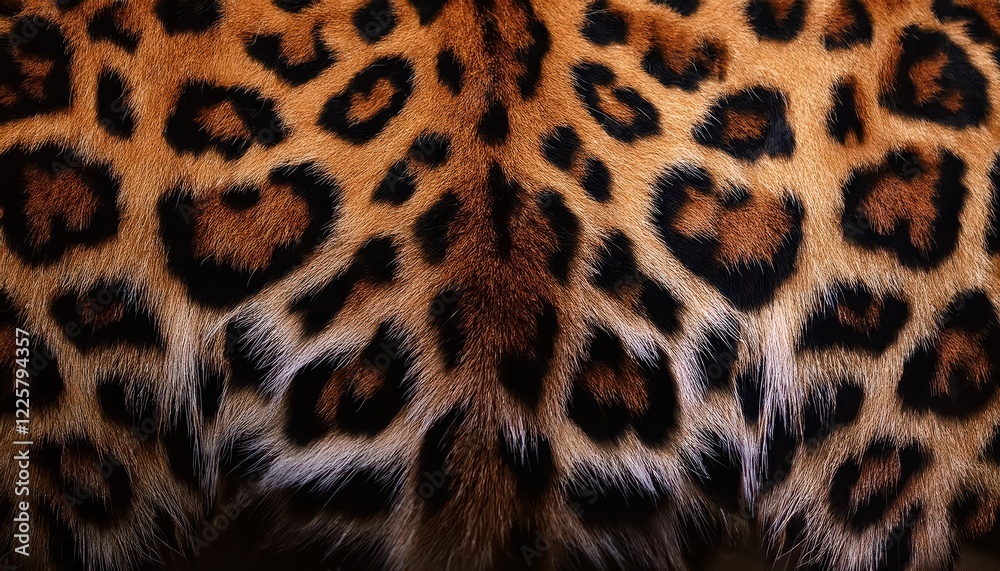 Vibrant Leopard Print Fur Texture Against an Abstract Backdrop of Wild Nature, Showcasing Intricate Patterns and Rich Colors. Vibrant Leopard Print Fur Texture Against an Abstract Backdrop of Wild Nature, Showcasing Intricate Patterns and Rich Colors.