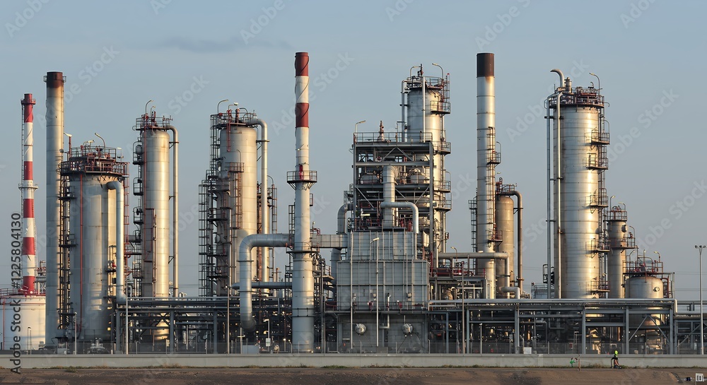 Industrial Refinery Complex Oil and Gas Processing Plant Industrial Refinery Complex Oil and Gas Processing Plant