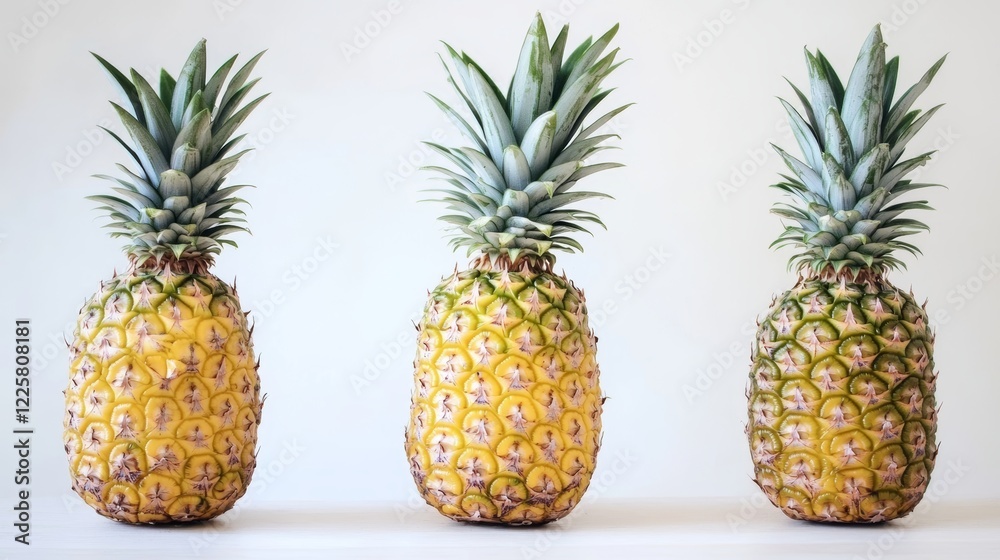 Fototapeta premium A single pineapple look beautiful