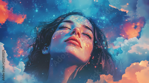 Wallpaper Mural Sky. Eternal Sky. Illustration Torontodigital.ca