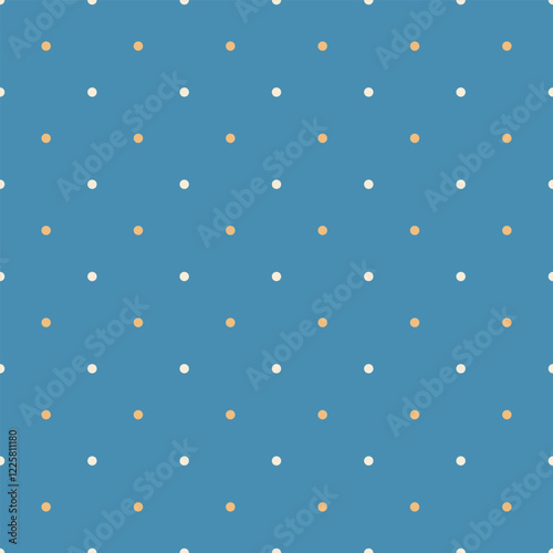 Tiny polka dot vector pattern. Abstract seamless illustration created with small circles.