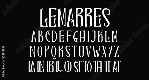 Lemarres is a Decorative Serif Font. fun character with a bit of ligatures. To give you an extra creative work. This font is good for Headline, logo design, Social media, Movie Titles, Books Titles.