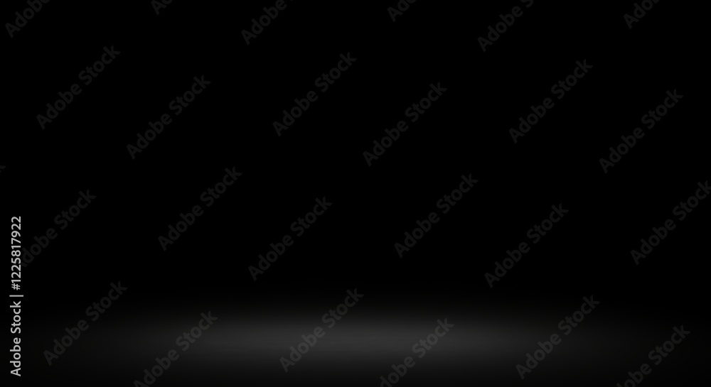 Obraz premium Black Background Image Dark Studio Setting for Photography
