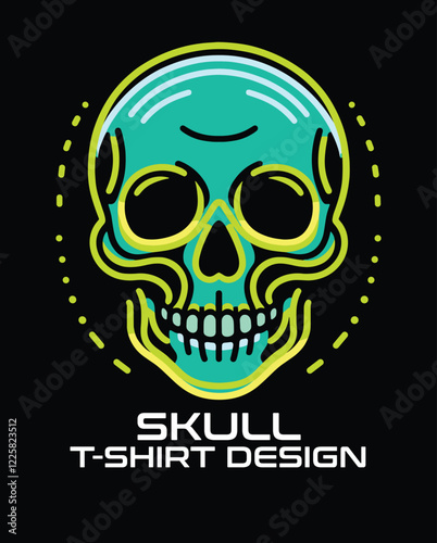 Skull Vector T Shirt Design