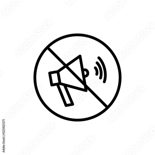 Fake news icon outline set sign