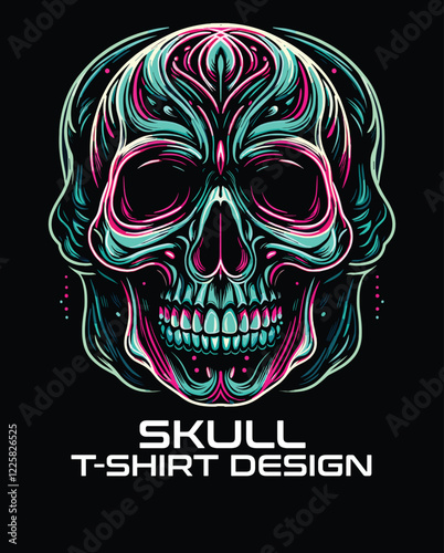 Skull Vector T Shirt Design