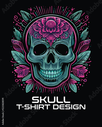 Skull Vector T Shirt Design