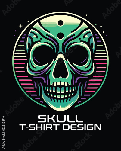 Skull Vector T Shirt Design