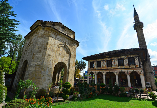 Bild auf Leinwand Alaca Mosque is one of the Ottoman-Turkish works built in Tetova, North Macedonia in 1438