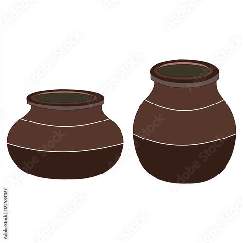 Clay pot look like original.