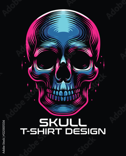Skull Vector T Shirt Design
