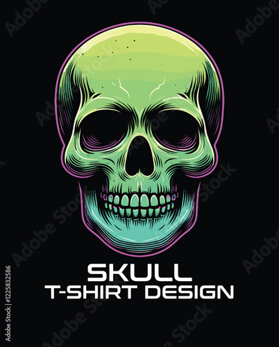 Skull Vector T Shirt Design